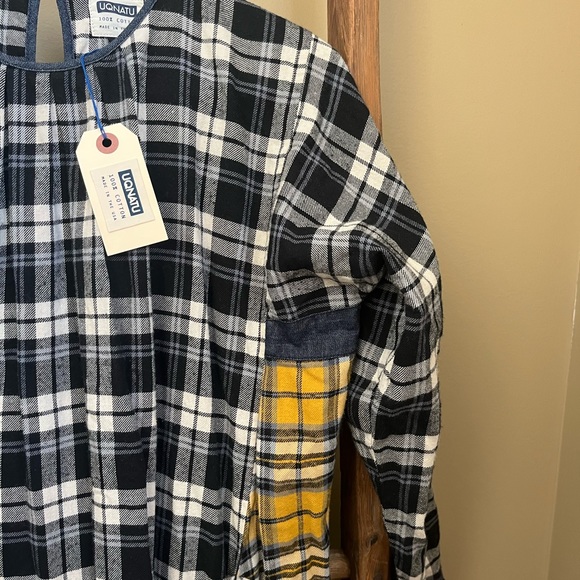 UQNATU Nomad Dress - Mixed Plaid Size Snall & Medium - Picture 8 of 13